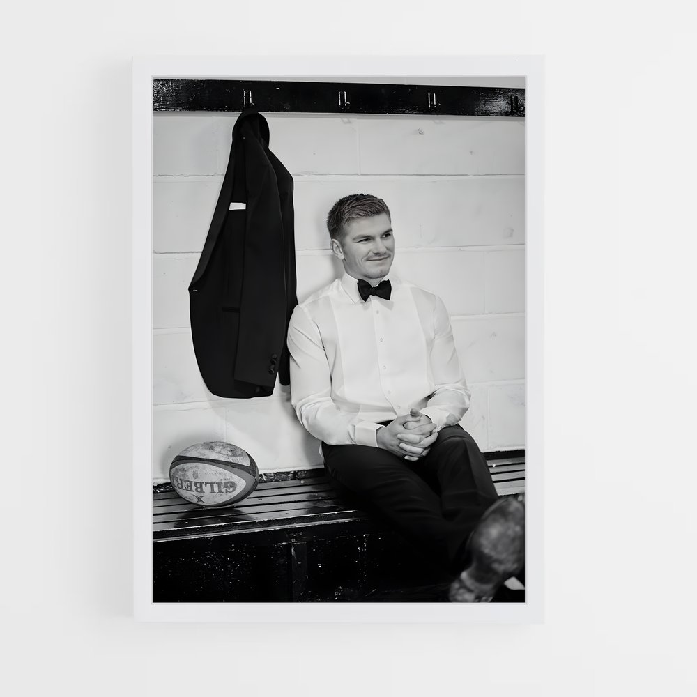 Poster Owen de farrell – affiche Rugby (vue 3)